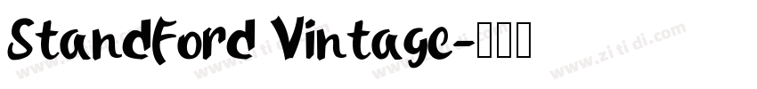 Standford Vintage字体转换
